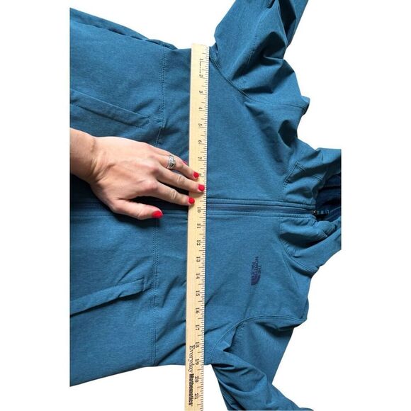 THE NORTH FACE Women's Shelbe Raschel Hoodie Jacket Monterey Blue Heather size M - Picture 5 of 11